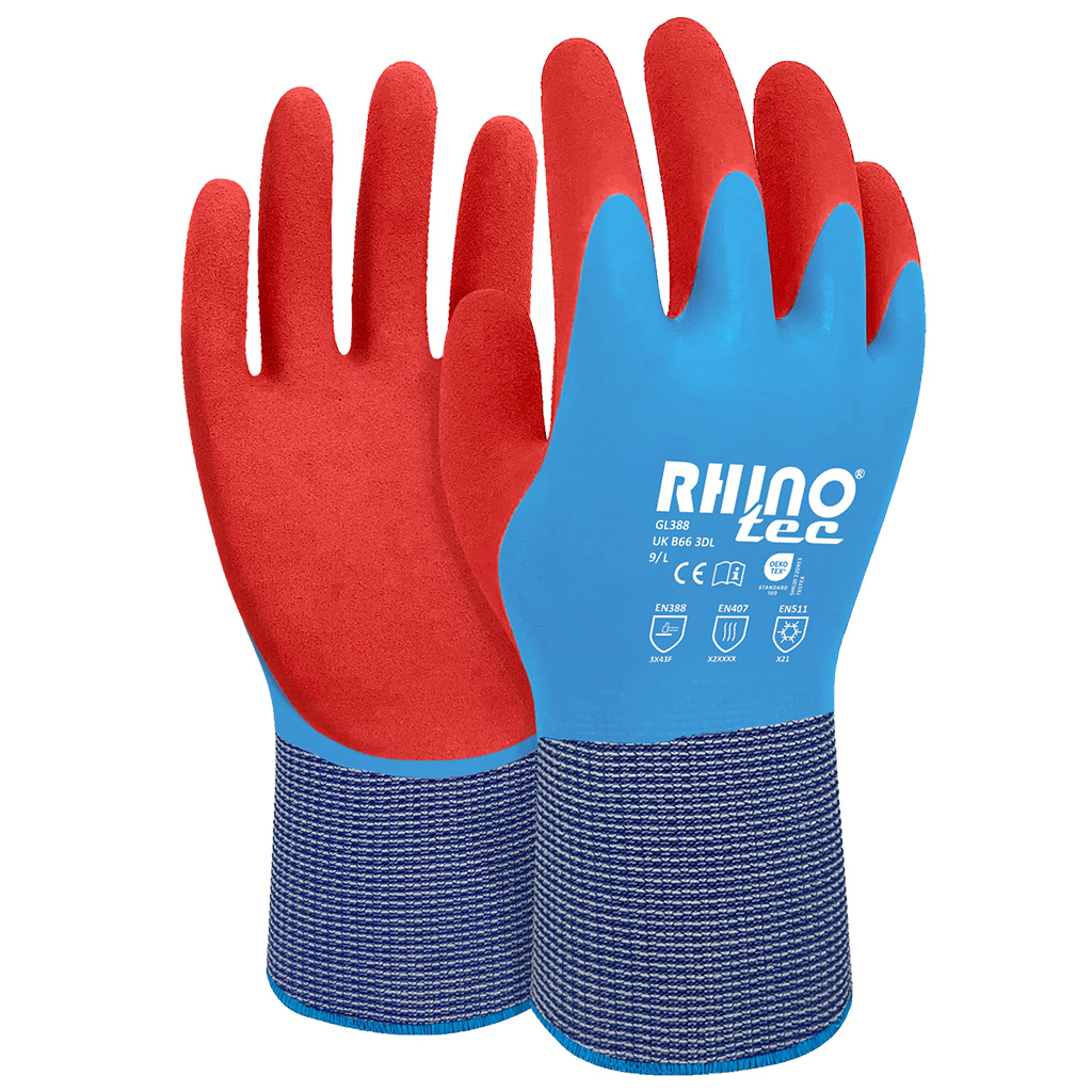 RHINOtec LATEX FLEXO-GRIP CUT THERMAL GLOVES