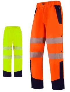 FGXeco LIGHTWEIGHT LAMINATED HI-VIS BREATHABLE W/PROOF 4: 4 TROUSER
