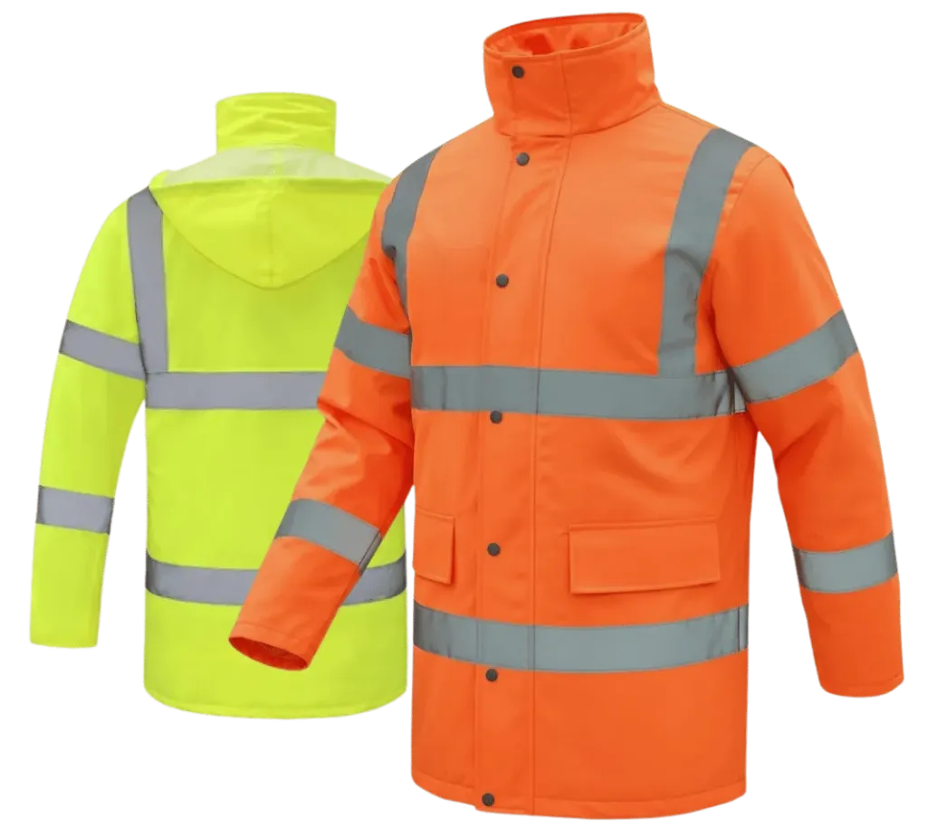 AQUA HIGH VISIBILITY WATERPROOF JACKET