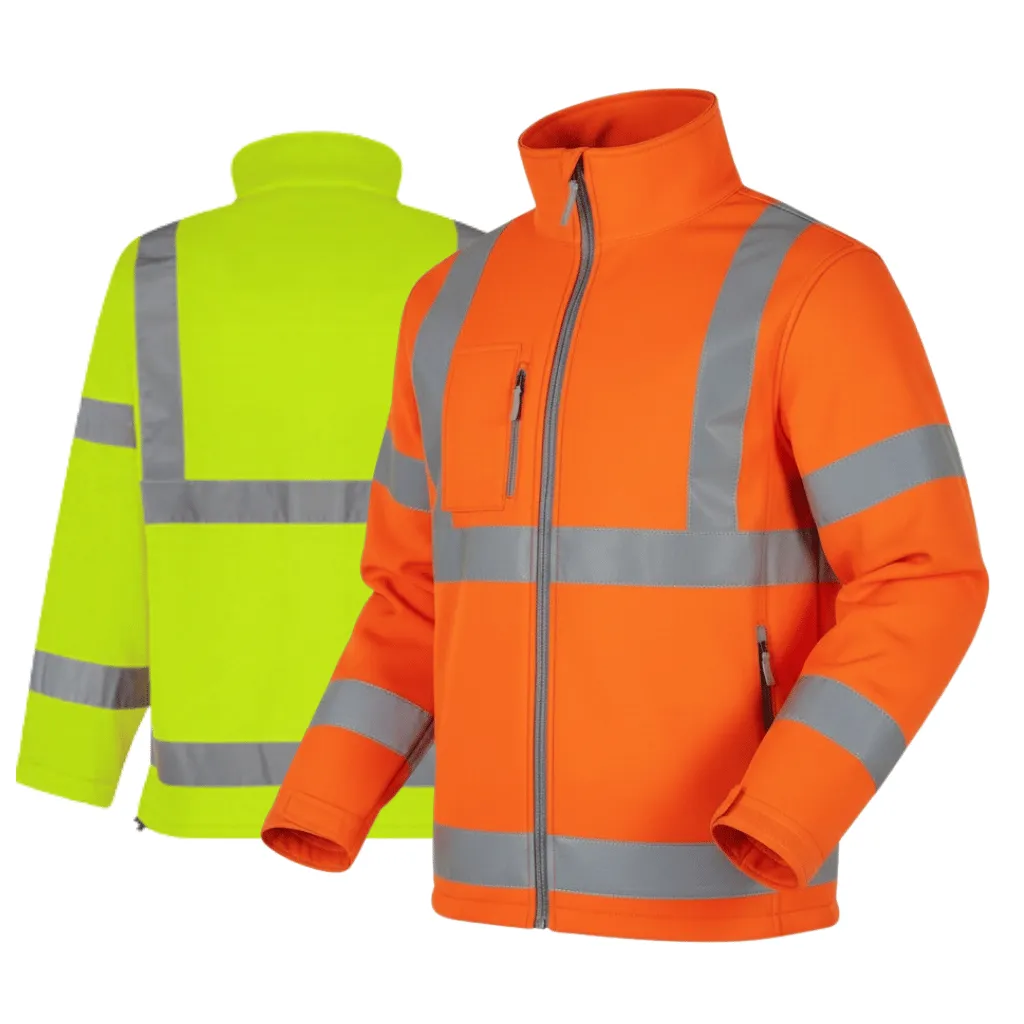 AQUA HI-VIS SOFT SHELL JACKET