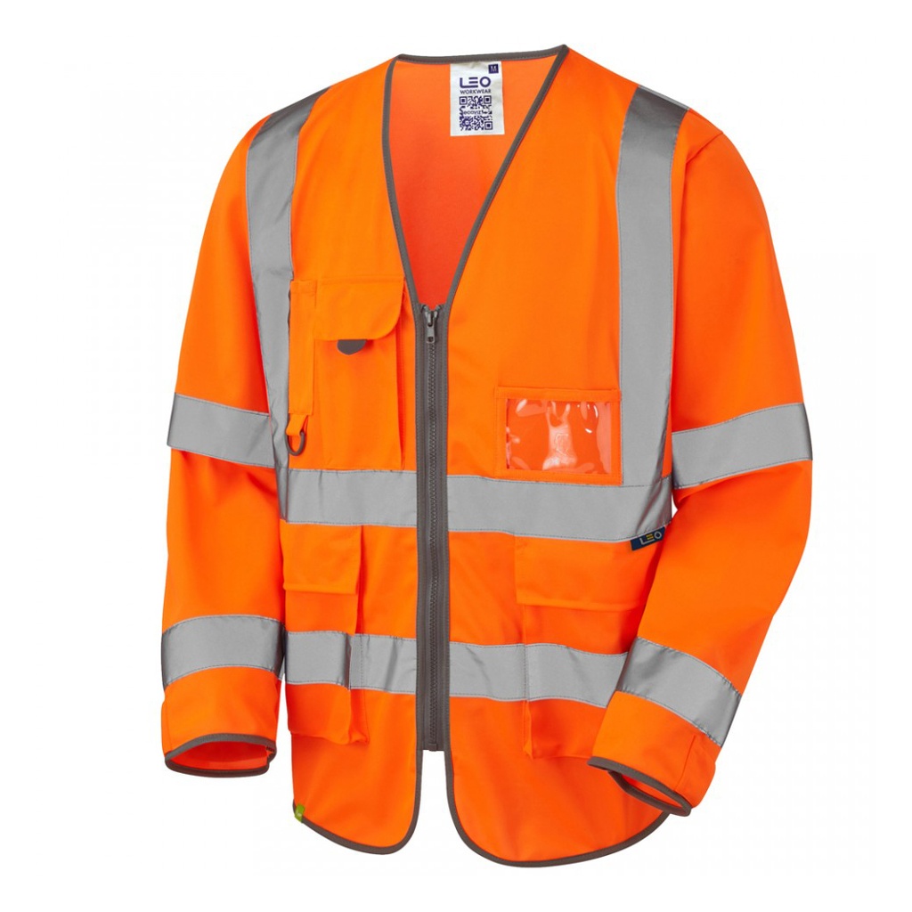 WRAFTON HI-VIS SUPERIOR LONG SLEEVE WAISTCOAT