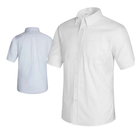 AQUA OXFORD SHIRT S/S