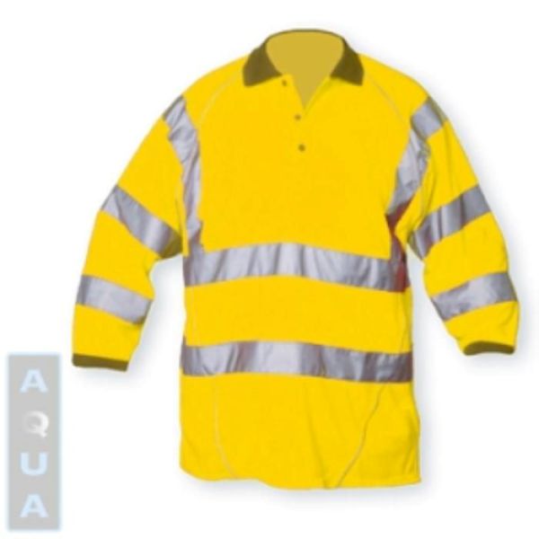 POLOSHIRT 3/4 VENTED EN20471