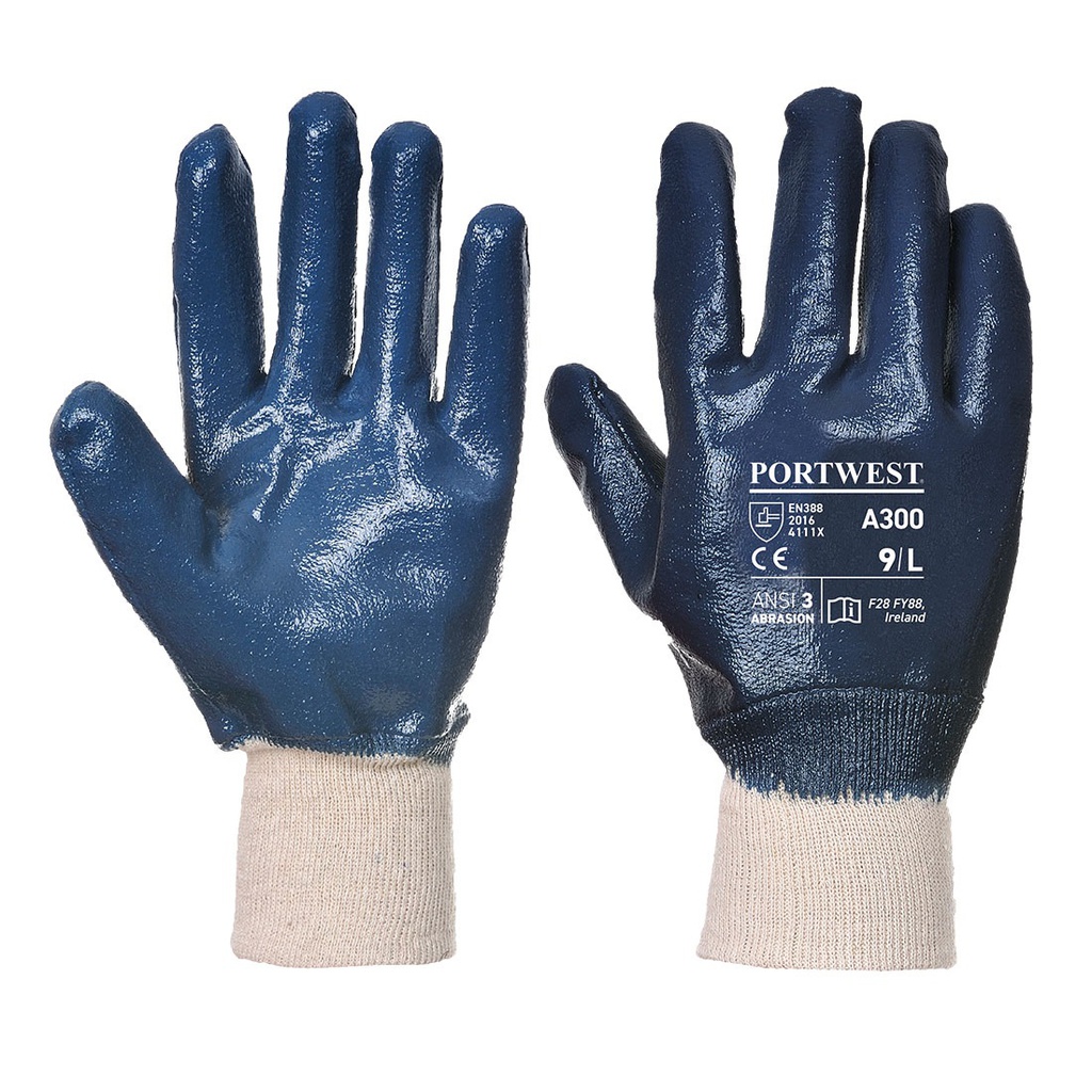 A300 NITRILE KNITWRIST GLOVES