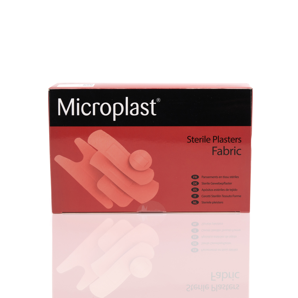PLASTERS ASSORTED FABRIC DRESSING X100