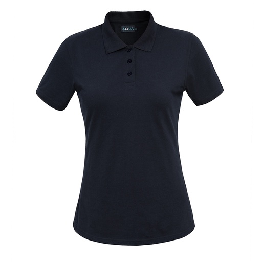[PS239] AQUA LADIES 100% POLYESTER PIQUE POLO SHIRT