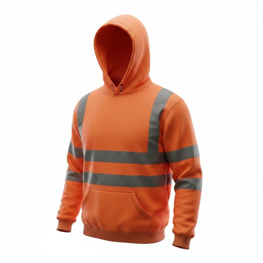 [SS119] AQUA HI-VIS PULLOVER HOODIE