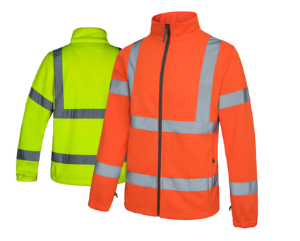 AQUA FULL ZIP HI VIS FLEECE