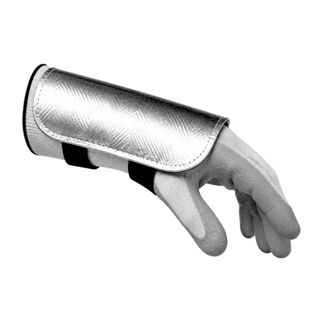[GL127] RHINOTEC HANDSHIELD ALUMINISED C/W STRAPS