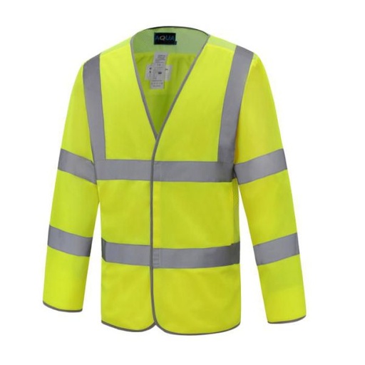 [JK168] MESH JKT  EN20471 C/W VENT F/SLVE