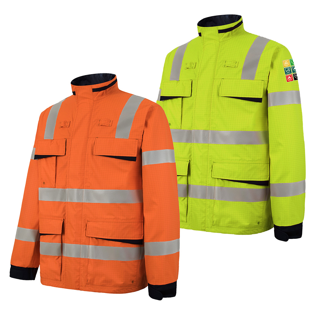 [JK471] Phoenix-FR HI VIS ARC WATERPROOF JKT