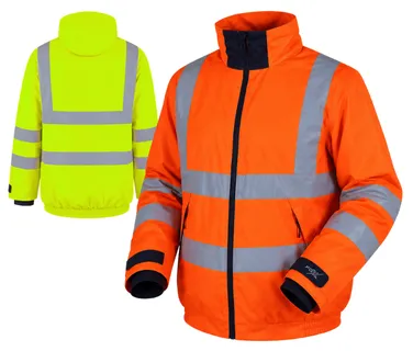 [JK526] HI-VIS RIPSTOP BREATHABLE BOMBER JACKET