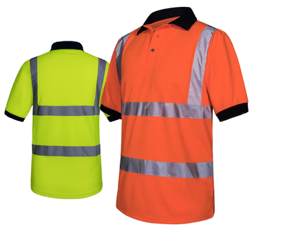 [PS009] AQUA HI VIS POLOSHIRT EN ISO 20471