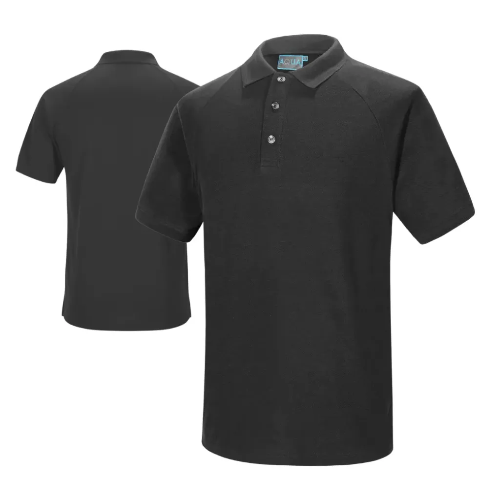 [PS017] AQUA PIQUE KNIT POLO SHIRT
