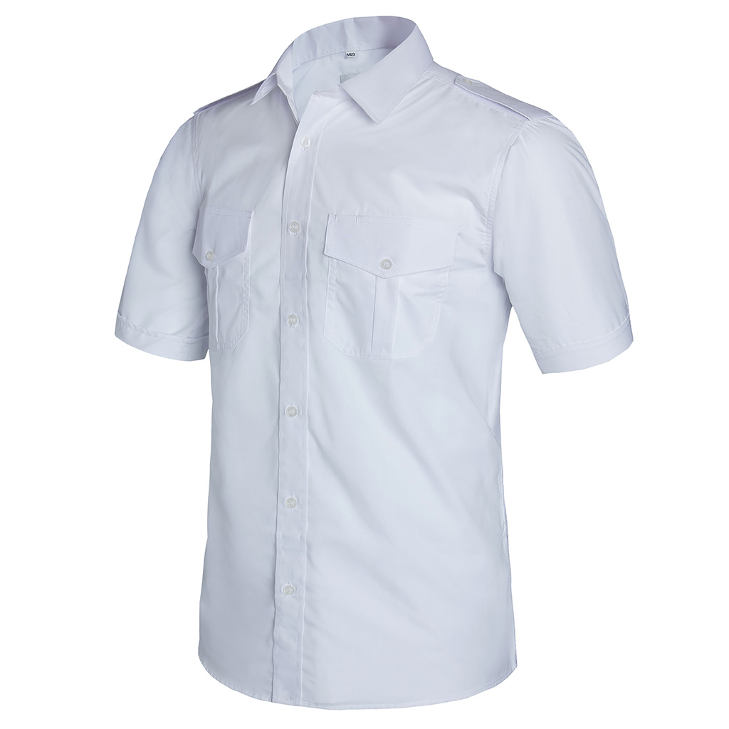 [SH059] AQUA MENS PILOT SHIRT S/S